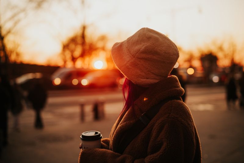 Backlit at sunset