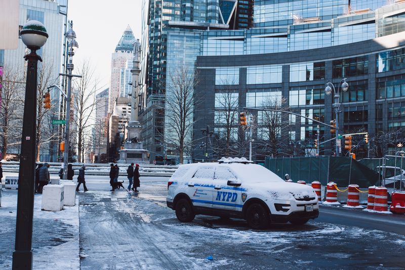 Snowy New York