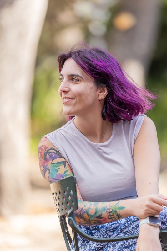 Natural light portrait