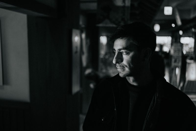 Black and white portrait, Tokyo