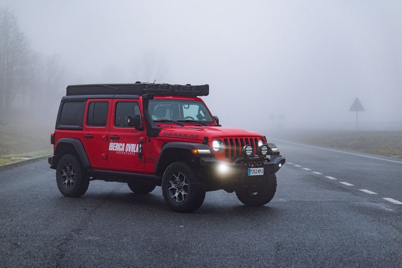 4x4 in the fog