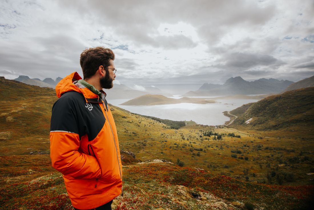 Greg in front of a fjord in Norway